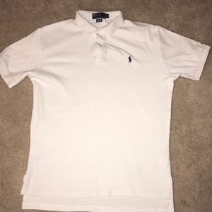 Mens white Polo shirt